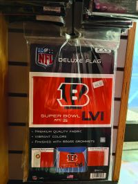 Cincinnati Bengals "Super Bowl LVI" Deluxe Flag